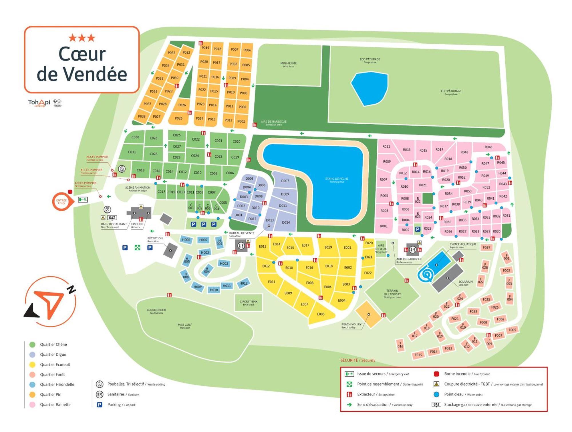 Campingplatz Mobil-home 6 Personne - Tohapi Coeur De Vendee La Boissiere-de-Montaigu